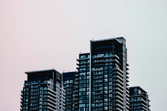 High-rise condominium buildings in Singapore