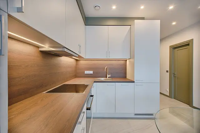 Bright, tidy home interior prepared for a property viewing
