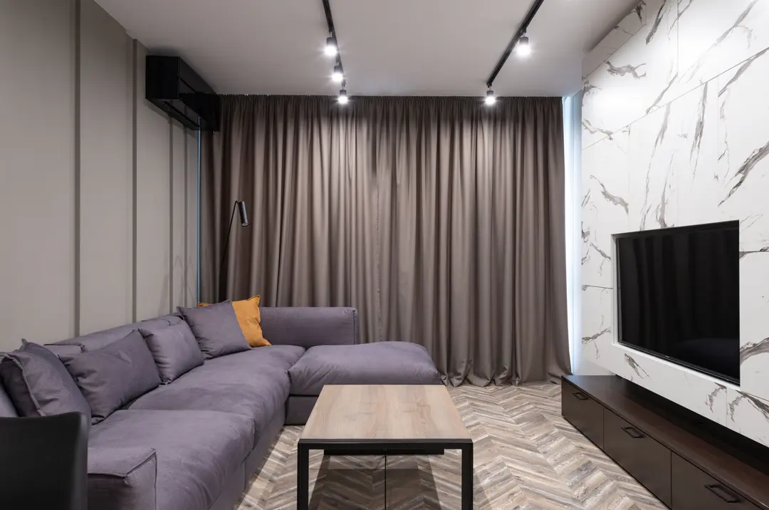 Contemporary living room considered during a Singapore home search